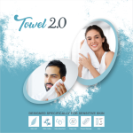 Towel 2.0 packaging for sensitive skin.